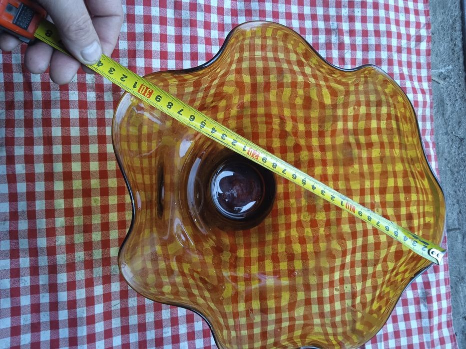 sprzedam stary pułmisek szklany