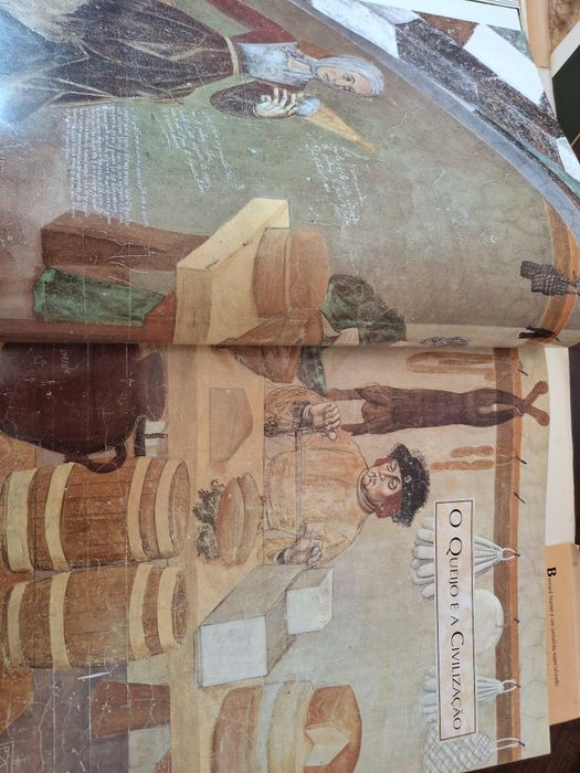 Livro sobre a história do queijo