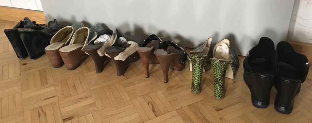Chodaki skóra z futerkiem, Parisi 38