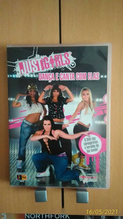 Just Girls Dança e Canta com Elas DVD Musical Banda Justgirls Morangos