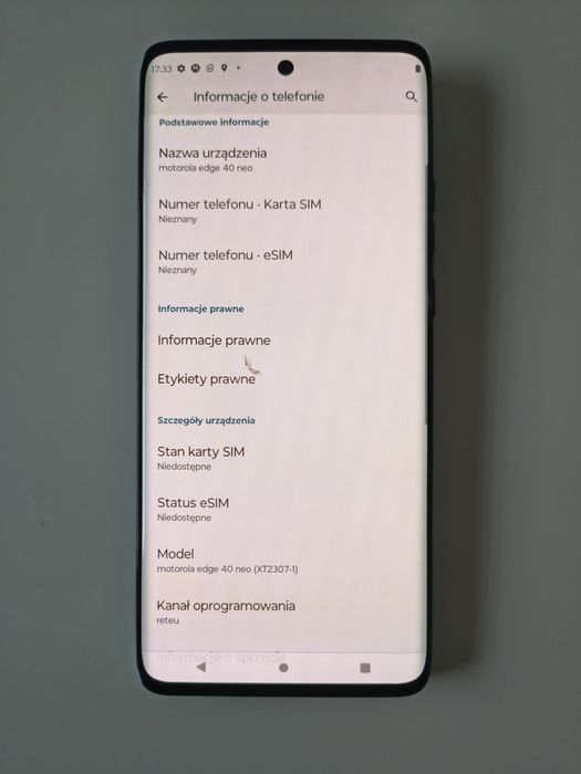 Motorola edge 40 neo 256gb