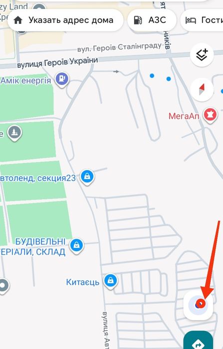 Гараж (район Овощного )вул.Автолюбителів 5