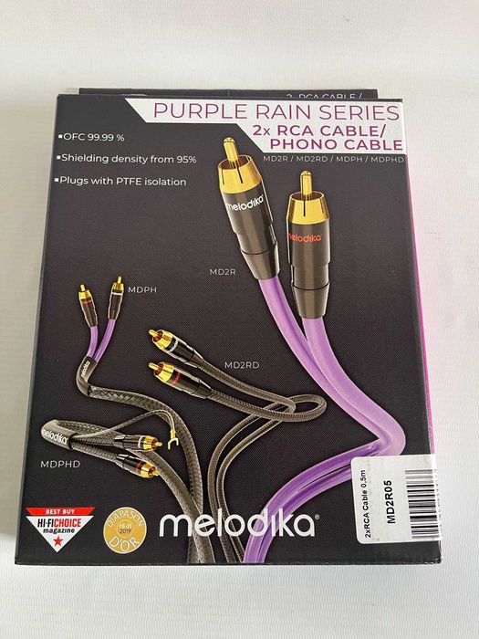 MELODIKA Purple Rain 2RCA na 2RCA 0.5m