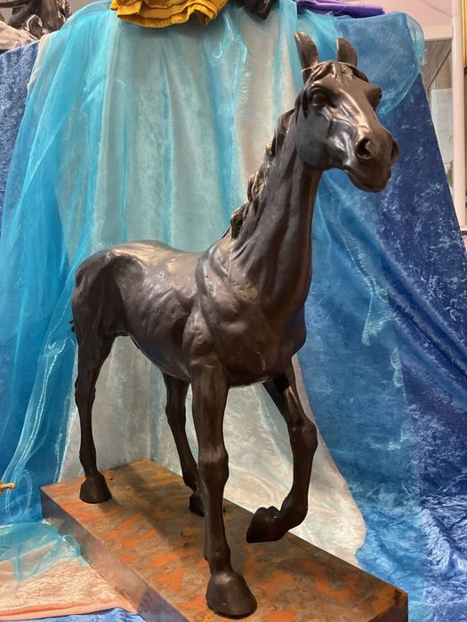 Escultura bronze cavalo 47 cm