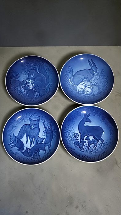 Zestaw 4 talerzyków Royal Copenhagen