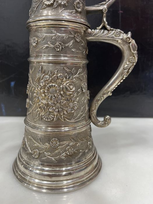 Caneca de Cerveja Italiana Prata