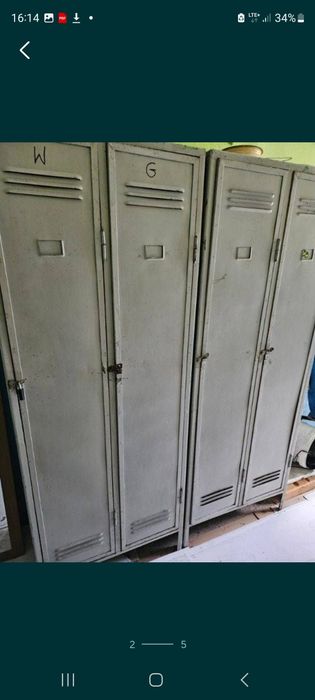 Szafa metalowa szafa ubraniowa bhp