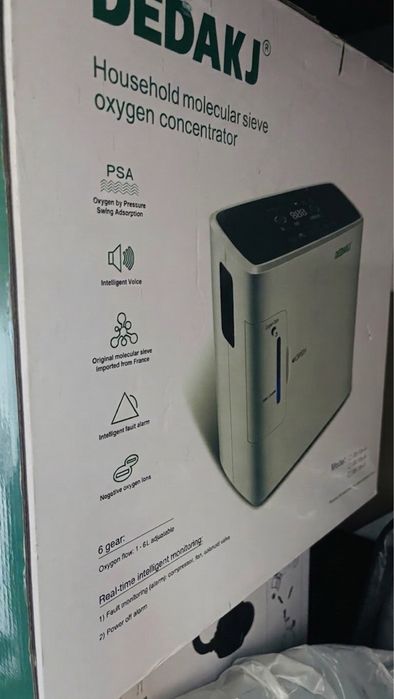 Koncentrator Tlenu DEDAKJ DE-1SE | Przenośny | Jony Ujemne | Cichy