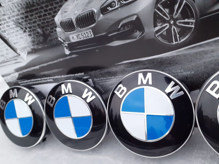 Dekielki kapsle do felg BMW 68MM E81 E87 F20 E46 E90 E91