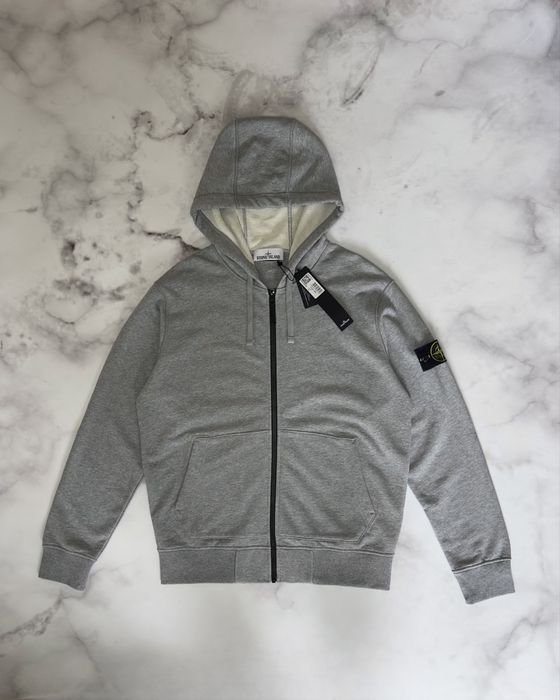 Stone Island – Zip Hoodie / Bluza rozpinana – Szara – Rozmiar L – Nowa z metką