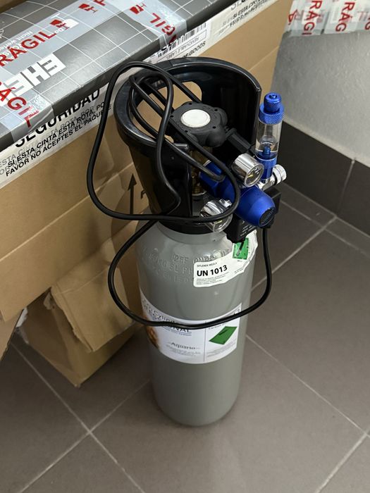Garrafa CO2 5L + Válvula Solenoide