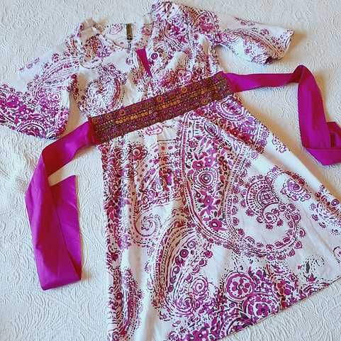 Vestido  rosa de verão