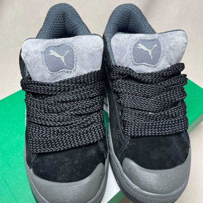 Puma Suede XI Crush пума суеде ікс ель чорні з білим кеди пума