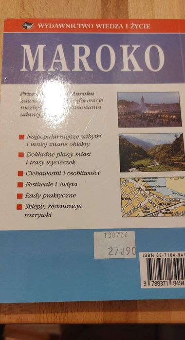 Maroko przewodnik książka wakacje mapa