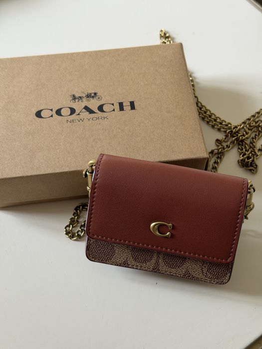 Coach Half Flap Card Case сумка / візитниця / картхолдер