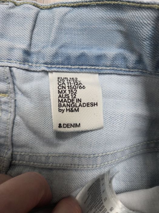 Spodenki jeansowe r.152