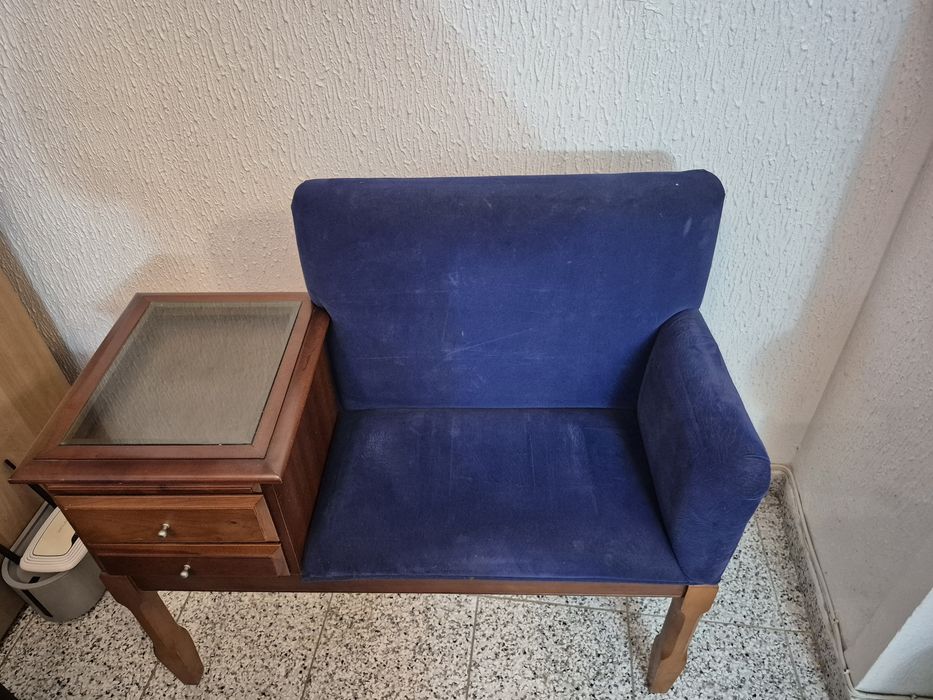 Senhorinha e banco de entrada