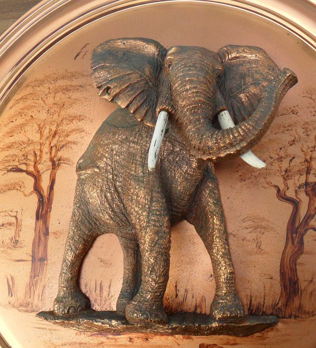 Quadros grandes em cobre - relevo - diversos