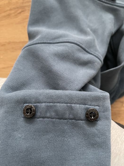 Bluza Stone Island Hoodie jasnoniebieska light blue, rozmiar M