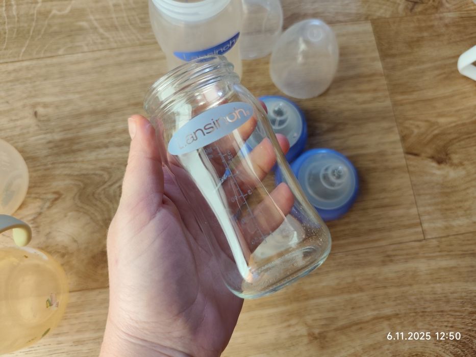 Butelki Lansinioh zestaw smoczki S I M