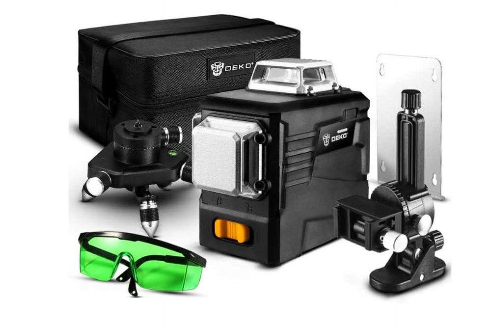 Profesjonalna POZIOMICA LASEROWA 360° Płaszczyznowa 3D Laser (-20%)