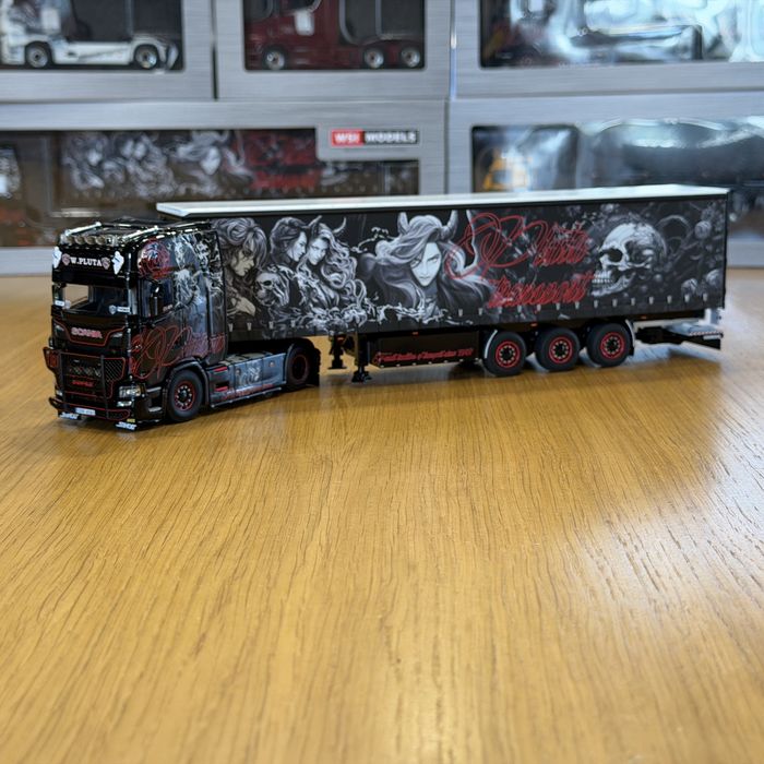 Model 1:50 WSI Scania S Highline 4x2 + naczepa