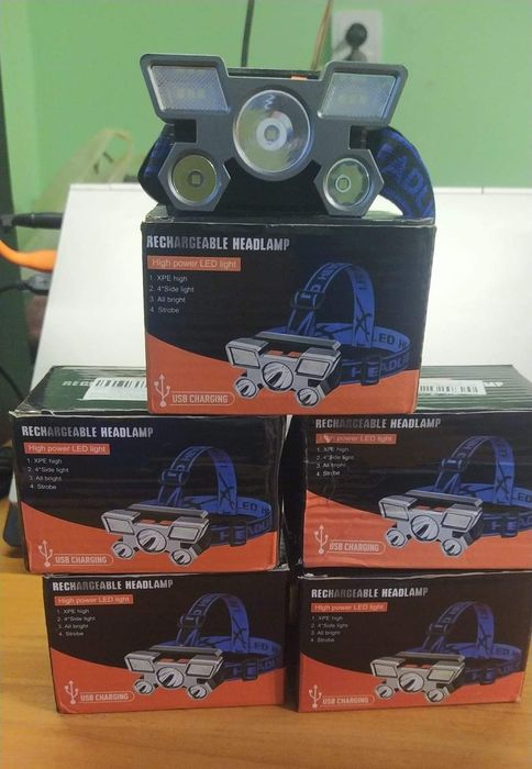 Налобний акумуляторний ліхтар