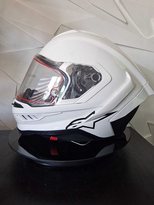 Kask Alpinestars Supertech R10 Solid White! 'S 'M 'L GRATISY!