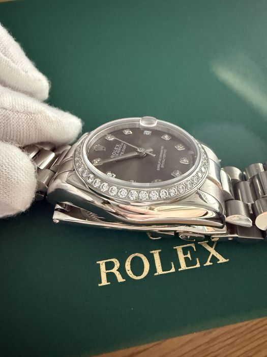 Часы женские Rolex Lady-Datejust 22mm бриллиантовыми метками
