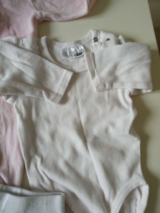 5 x śpioszki body spodenki dziecięce bawełna Ergee r 56/62