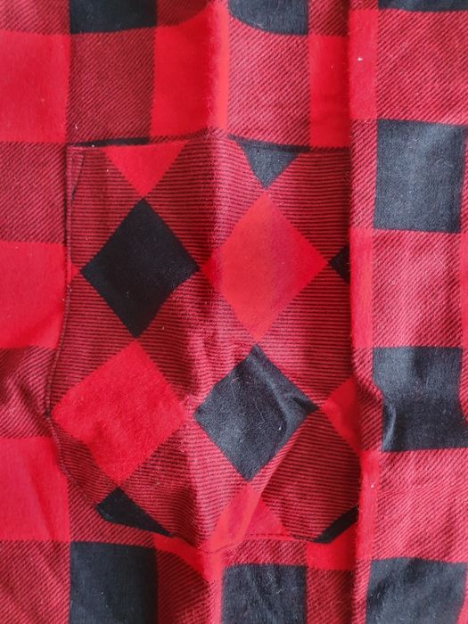 Koszula Flanelowa 170 i 176cm czerwona/zielona