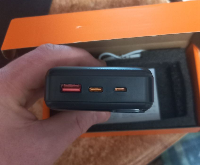 Повербанк мощный 20000 mAh Hinne, быстрая зарядка 22.5W, новый