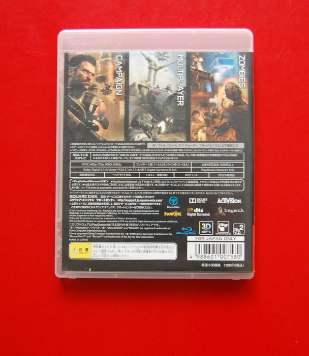 PS3 Call Of Duty Black Ops II Sony PlayStation 3 Japońska wersja NTSC-J