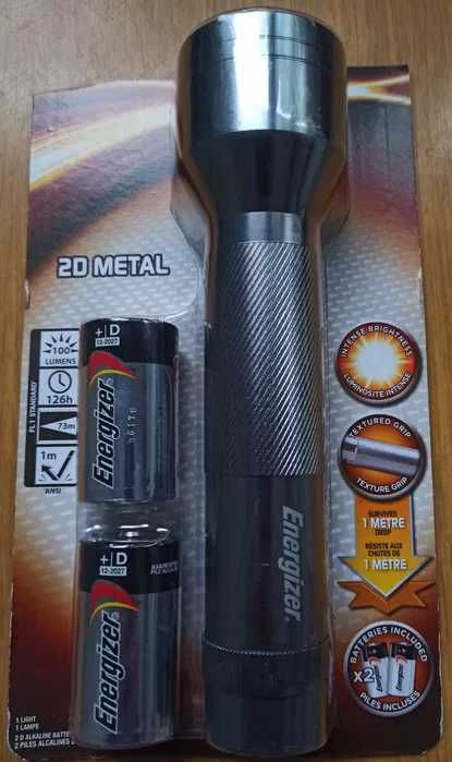 ENERGIZER latarka metalowa LED 2D