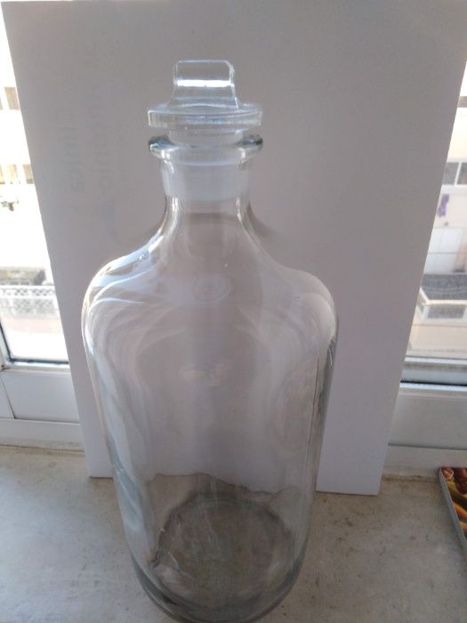 Frasco de vidro de farmácia