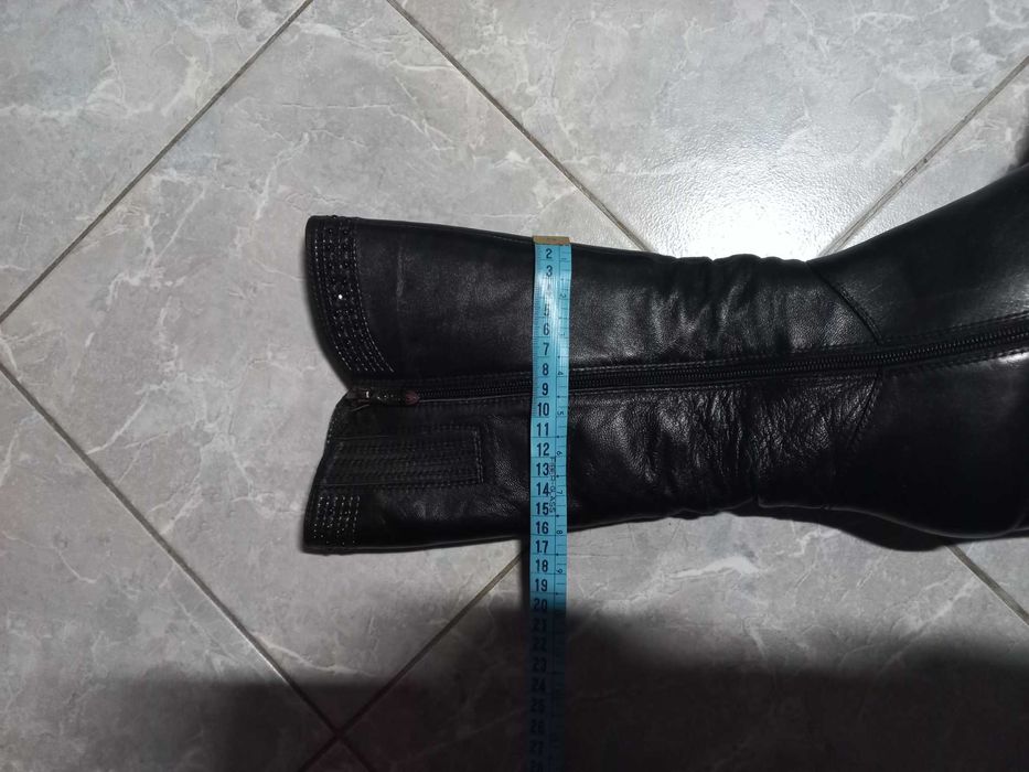 Сапоги жіночі шкіряні