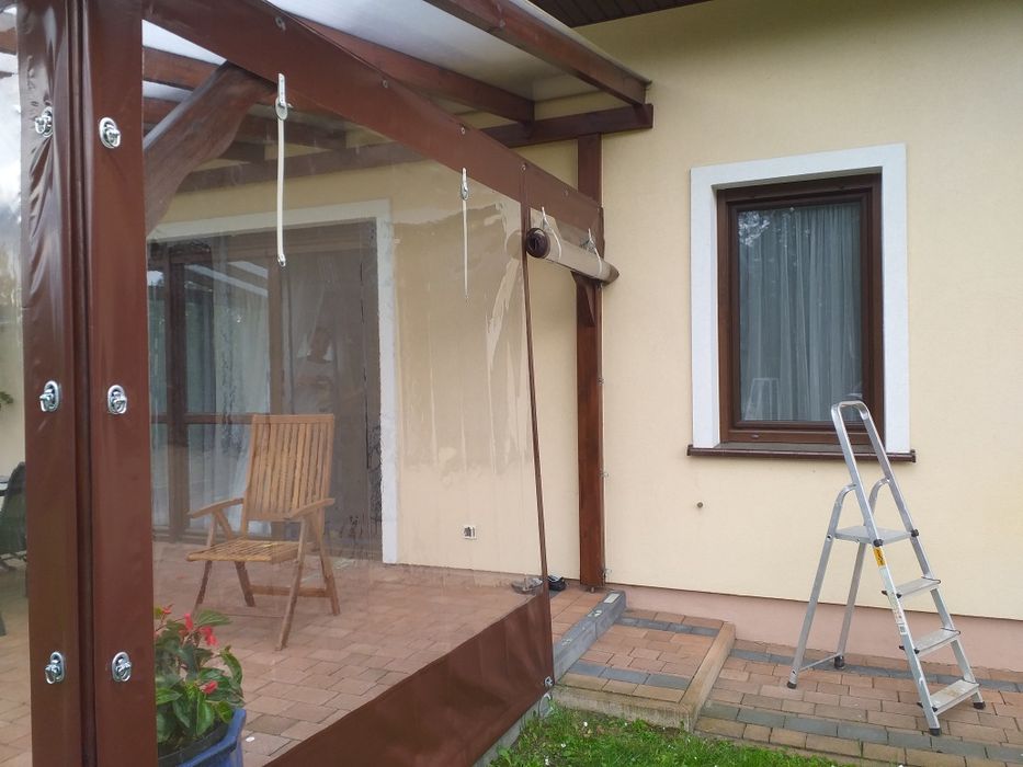 Plandeki osłony na altany wiaty ogródki piwne