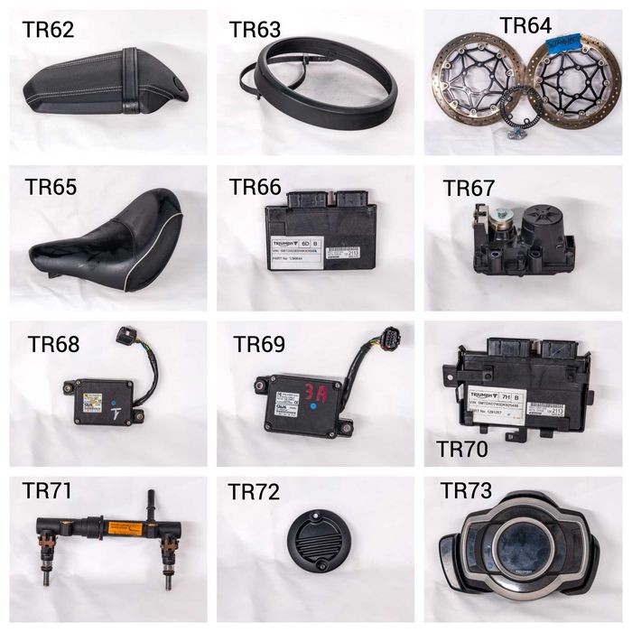 Разборка мотоцикла Triumph