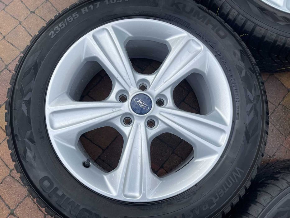 3982. Koła zimowe S-max Galaxy Kuga 5x108 oryginał 235/55/17 2022r