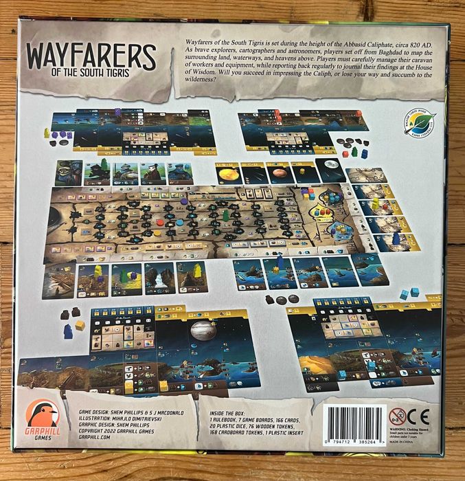 Wayfarers of the South Tigris — Jogo de Tabuleiro