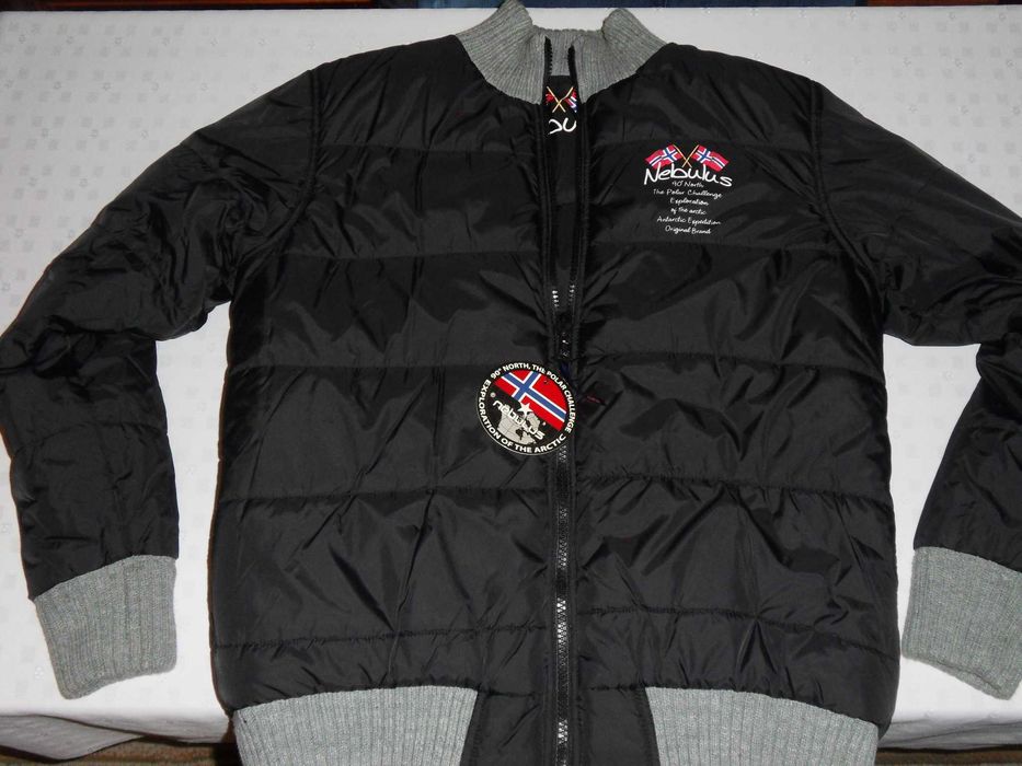 kurtka męska dwustronna, ocieplana Nebulus XL-,bomberka,pilotka
