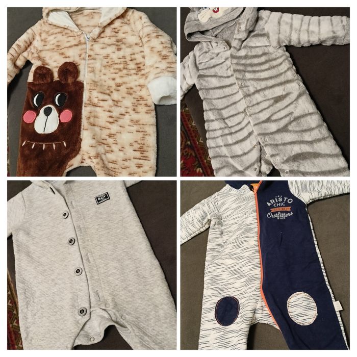 Человечки махровые, ромпер