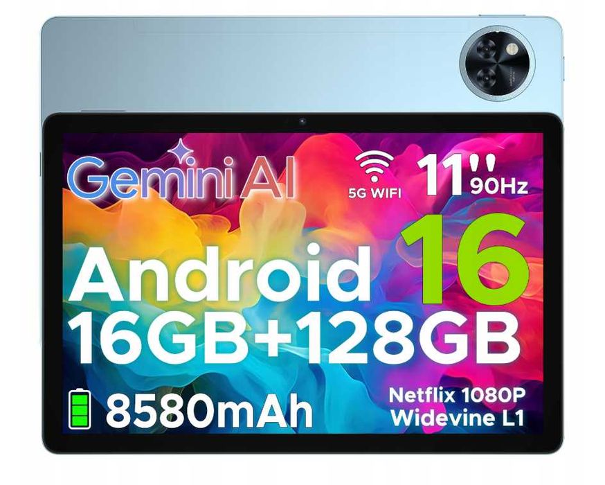 Tablet Doogee U11 4GB/128GB Android 15 Ładny Stan