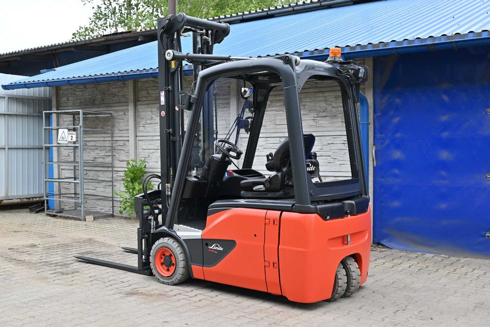 Wózek widłowy Linde E16-02 Triplex 547cm Bat 22rok Pozycjoner  FHP 497