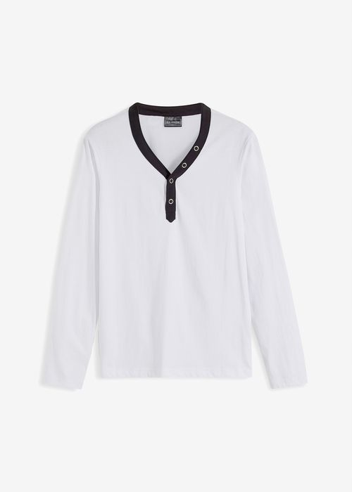 B.P.C bluzka męska długi rękaw w serek XXL.