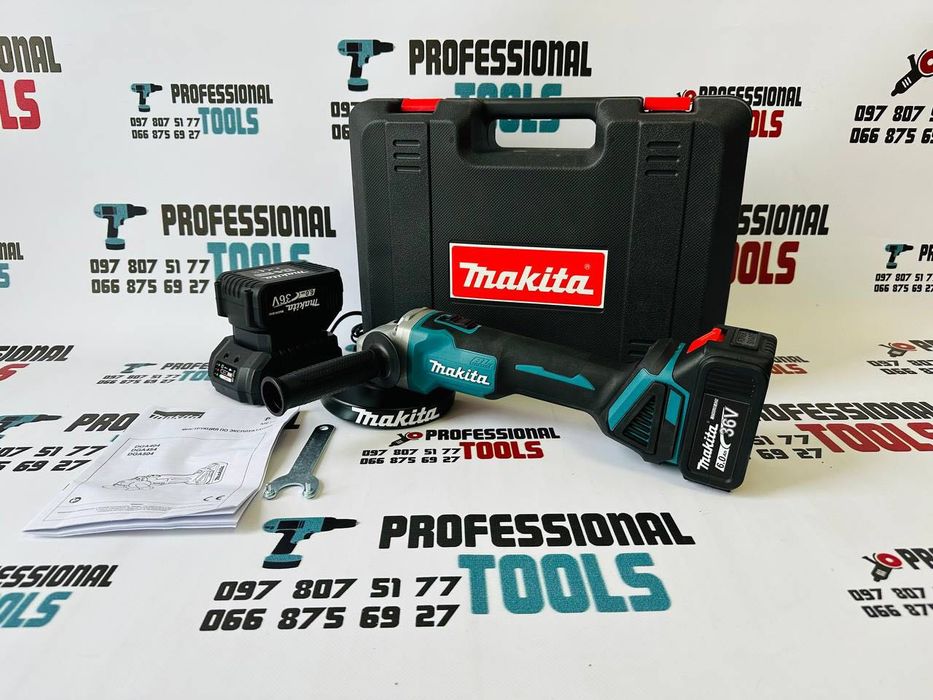 Аккумуляторная Болгарка Makita DGA404 36V6А Угловая шлифмашина
