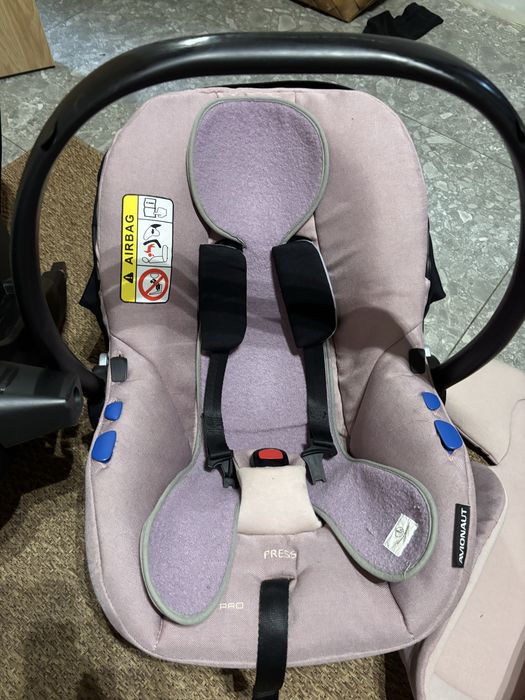 Fotelil avionaut pixelpro 2 + baza isofix + wkladka wełniana