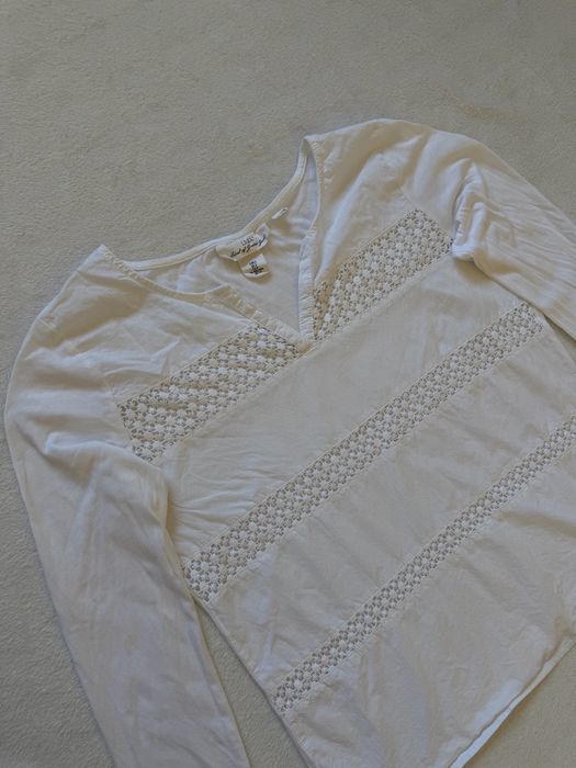 Bluzka biała Wzorek Hm