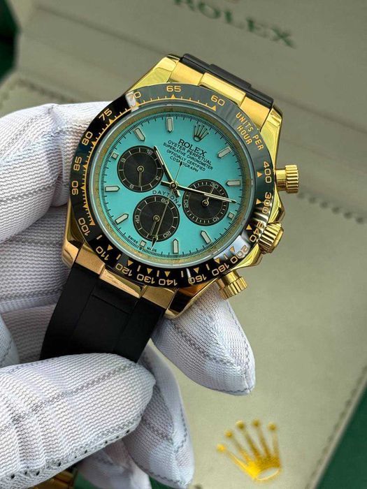 Швейцарские мужские часы Rolex Daytona Yellow Gold Daytona Tiffany