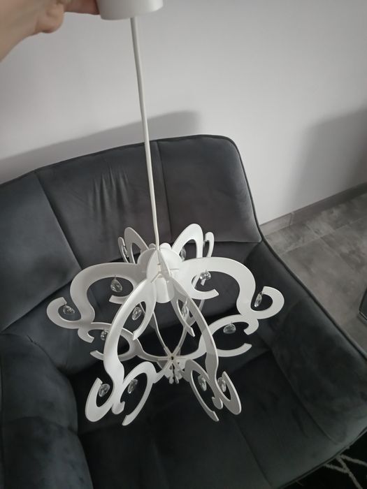 Lampa wisząca biała Katerina Nowodvorski